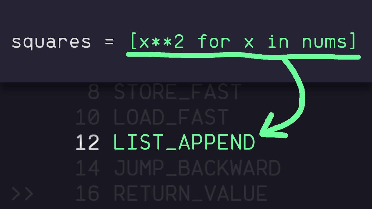 THIS is Why List Comprehension is SO Efficient!