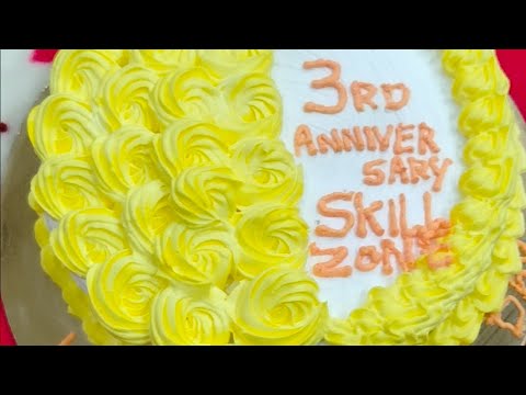 skillzone anniversary celebrations🥳with Laasya Loukya|cake made by she bakes|thanks a lot dear frnds