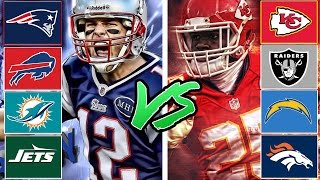 AFC East All-Stars vs AFC West All-Stars (Best Division in The NFL Game 4) Madden Tournament