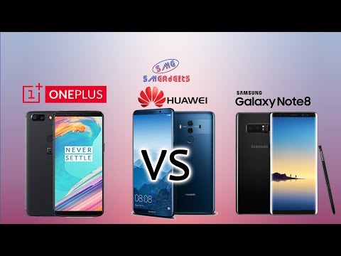 Oneplus 5t vs Galaxy Note8 vs Mate 10 pro | By SMGadgets