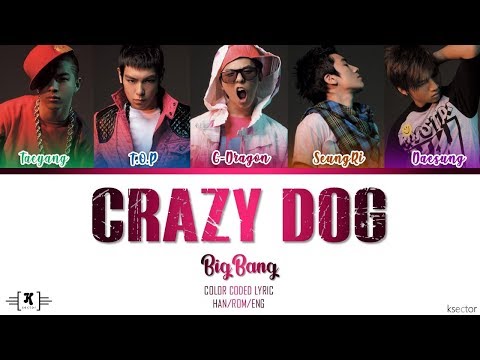 BIGBANG - "Crazy Dog" Lyrics [Color Coded Han/Rom/Eng]