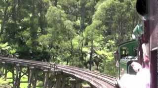 preview picture of video 'Puffing Billy Highlights - Belgrave near Melbourne to Lakeside.'