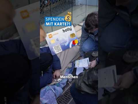 Video Thumbnail: Für Obdachlose spenden mit Karte?! | kugelzwei WDR #shorts