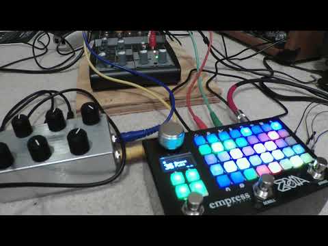 Plaits & Mescaline with ZOIA as a guitar effect!