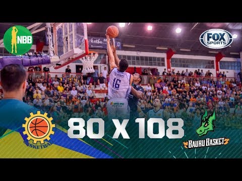 COM TRANQUILIDADE! Veja os melhores momentos de São José 80 x 108 Bauru pelo NBB