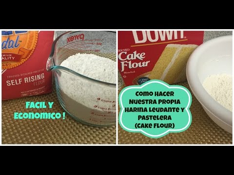 How to Make Your Own Self-Raising Pastry Flours - Madelin's Cakes