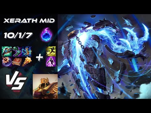 MID Xerath vs Azir - NA Challenger Patch 25.S1.8
