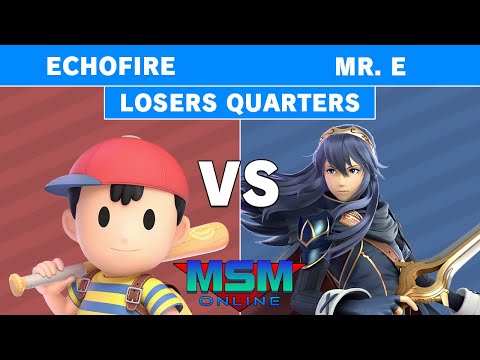 MSM Online 57 - Echofire (Ness) Vs. Mr. E (Lucina) - Losers Quarters