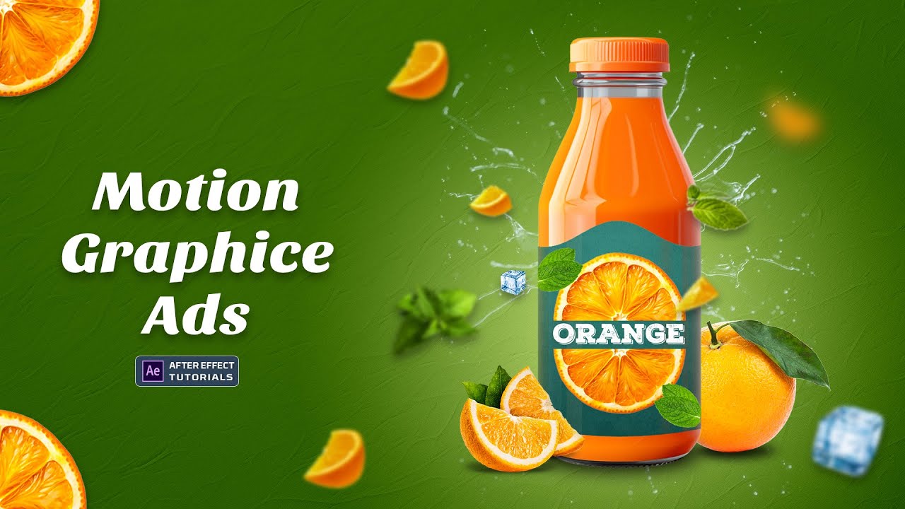 Motion Graphics Product Animation in After effect | Product Animation | After effect tutorials