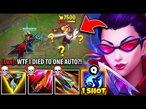 Vayne but I have a pump shotgun and kill you with ONE auto... (LUX WAS FURIOUS)