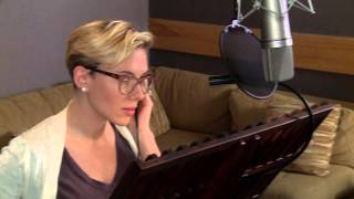 The Jungle Book: Scarlett Johansson "Kaa" Behind the Scenes Voice Recording