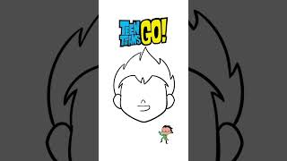🐦 COMO DESENHAR O ROBIN (PASSO A PASSO) 💥 TEEN TITANS GO! #shorts 🥤