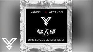 Yandel ft. Arcangel - Dime Lo Que Quieres De Mi (cd cover)