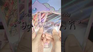 some of my fave pink cards!! 💖🌷✨what are your favorite pink cards? ✨#pokemon #pokemontcg