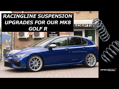WE FITTED RACINGLINE SUSPENSION UPGRADES TO OUR MK8 GOLF R [SPRINGS, BRACES & MORE!]