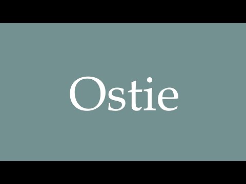How to Pronounce ''Ostie'' (Ostia) Correctly in French