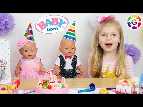 Baby Born Dolls 🎂 Birthday Party | Poopsie Slime