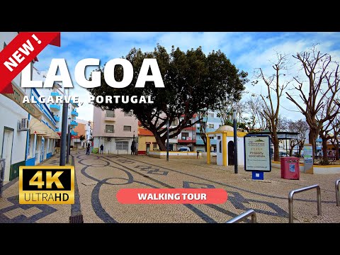 LAGOA, Algarve 🇵🇹 –March 2023 – Walking Tour 4K