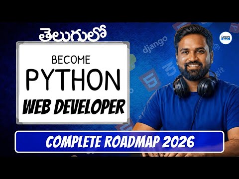 Python Web Development Roadmap 2026 In Telugu Python Html Css Js Django Sql Mohan Ktk