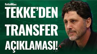 Fatih Tekke’den Transfer Mesajı! “Santrfor Ve 6 Numara Arasında Tercih