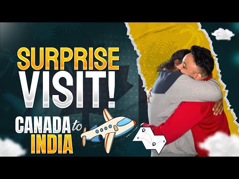 Surprise Visit🇮🇳🇨🇦||Canada to India after 4 years || Panjabi Vlog