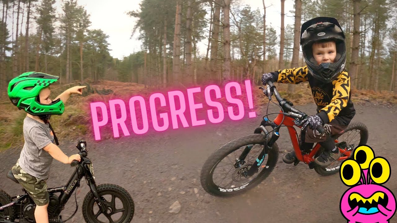 Bike riding toddler - glow up of 2 years biking progress!