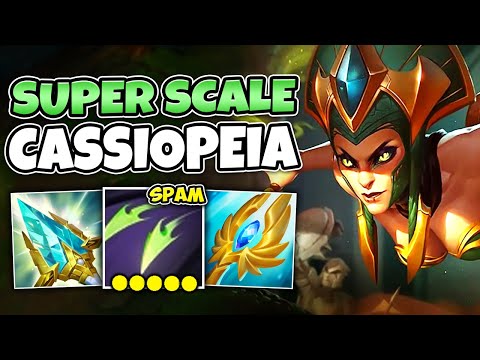 CASSIOPEIA TOP IS LITERALLY FREE WINS RIGHT NOW... (SCALE TO THE MOON)