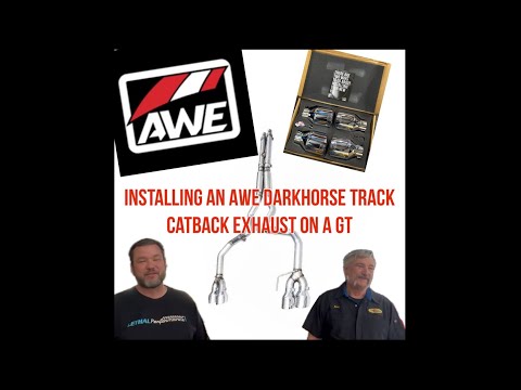 This isn’t just an upgrade- it’s a game changer! Installing an AWE Darkhorse Track Exhaust on a GT!