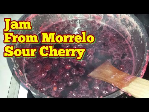 Making Jam From Frozen Morrello ( Sour) Cherry