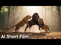 SIMBA And SHERE KHAN Vs DARK LION Shere Khan Saves Simba S Family AI Short Film