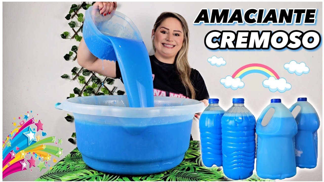 🔴FAÇA AMACIANTE CREMOSO CHEIROSO QUE MANTÉM O PERFUME NOS TECIDOS -ALTA ECONÔMIA-MEGA QUALIDADE TOP🔴