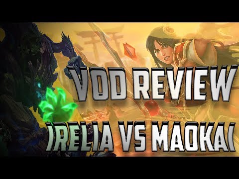 Wickd Vod Review #3 - Irelia vs Maokai | High elo Vod reviews