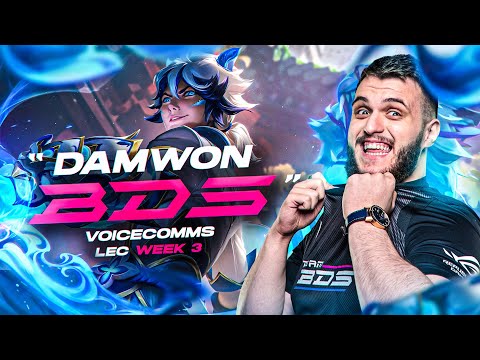DAMWON BDS?! OUR VERY FIRST LEC 2-0 WEEK! - #LEC 2022 VOICE COMMS WEEK 3