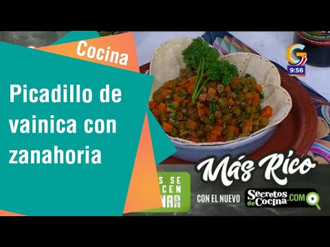 Receta de Secretos de Cocina de Unilever: Picadillo de vainica con Zanahoria