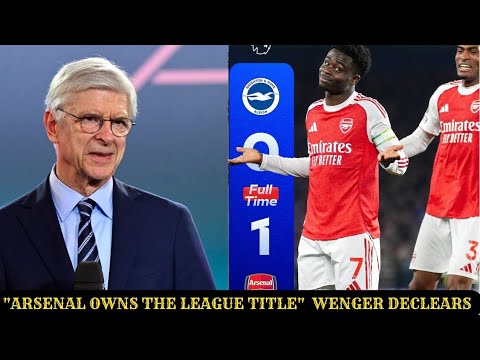 "ARSENAL ARE KINGS" AS ARSENE WENGER REACTS TO ARSENAL WINNING THE PREMIER LEAGUE TITLE RACE 