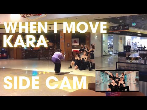 [SIDECAM] [K-POP IN PUBLIC] [ONETAKE] KARA - WHEN I MOVE [4K] dance cover by WHITE MOON