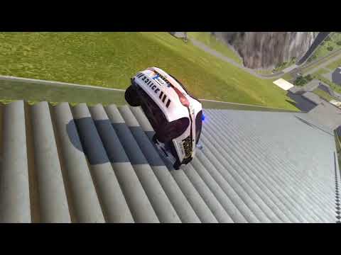 Stairs Jumps Down #13 - BeamNG.drive 1