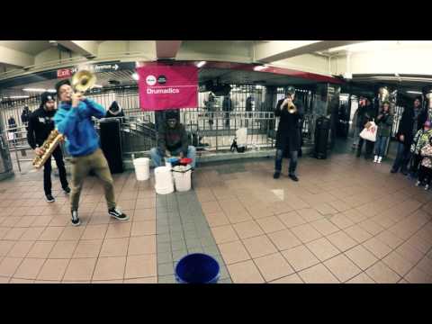 #Drumadics 34th st NYC Music Underground Gopro Hero5 4K Zoom H6