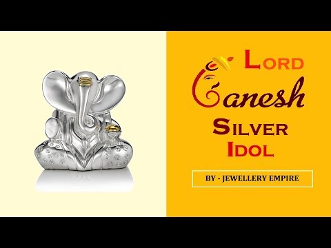 Lord Ganesh Silver Idol Designs