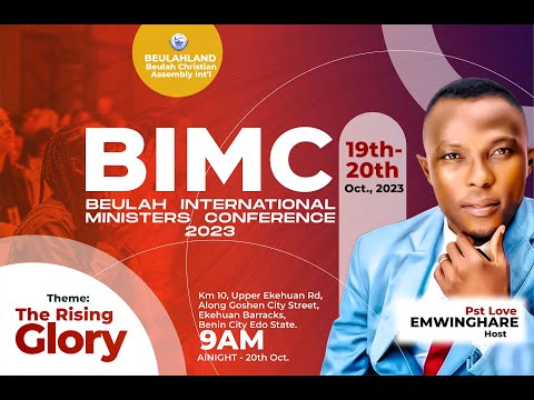 THE RISING GLORY | PASTOR LOVE EMWINGHARE | BIMC 2023