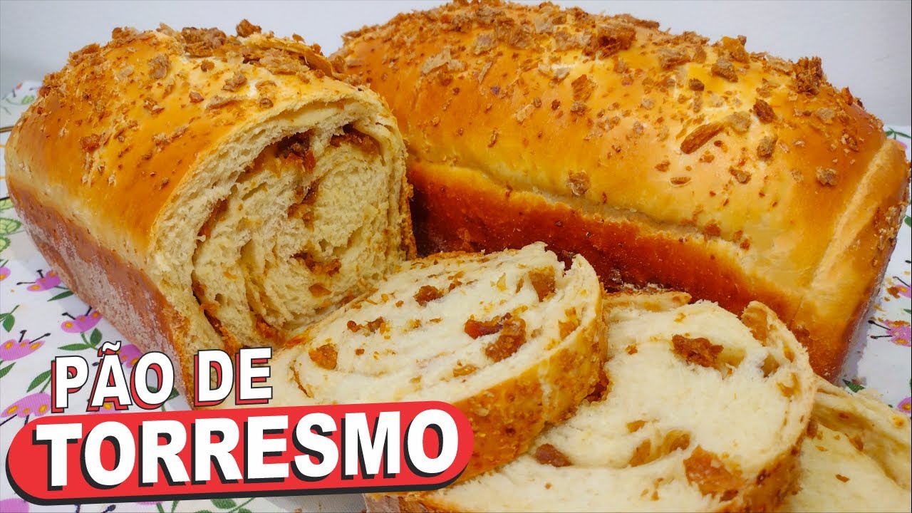 RECEITA DE PADARIA NA SUA CASA❗😱 PÃO DE TORRESMO CASEIRO SUPER FOFINHO E DELICIOSO!