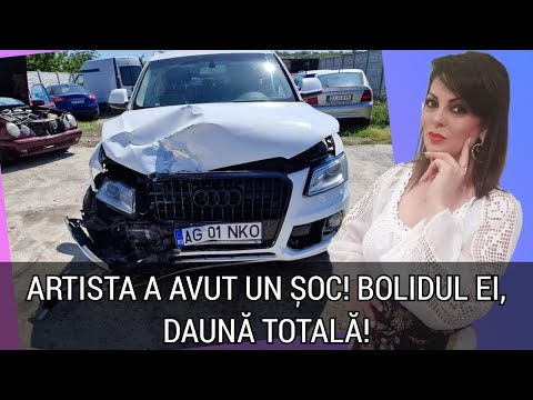 Mașina i-a fost distrusă în totalitate! Violeta Constantin a avut un șoc, cum și-a recuperat dauna.