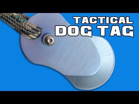 Titanium Tactical Dog Tag Neck Knife Review