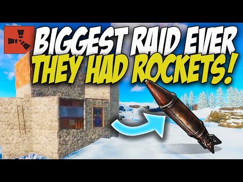 The BIGGEST RAID I've DONE in a LONG TIME! They Had ROCKETS! - Rust