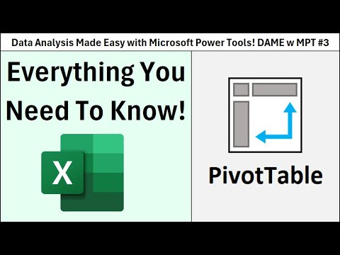 DAME 01 Data Analysis Terms the Awesome Microsoft Power Tools