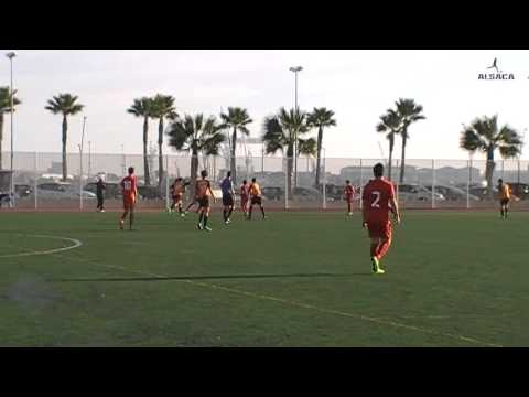 ALSACA2015 A.D.J. Domingo Savio - Balón de Cádiz C.F. "B" 1er Tiempo Jornada 13 Temporada 2015-16