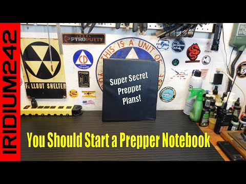 Why You Should Start a Prepper Notebook and What Should Go In It!