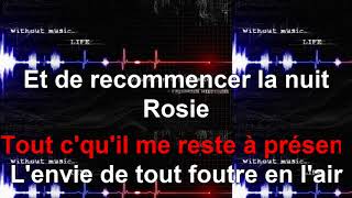 Rosie - Francis Cabrel Karaoke