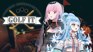 【GOLF IT!】Golfing with my daddy【Kobo x Mori】