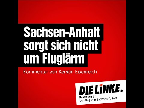 Sachsen-Anhalt sorgt sich nicht um Fluglärm